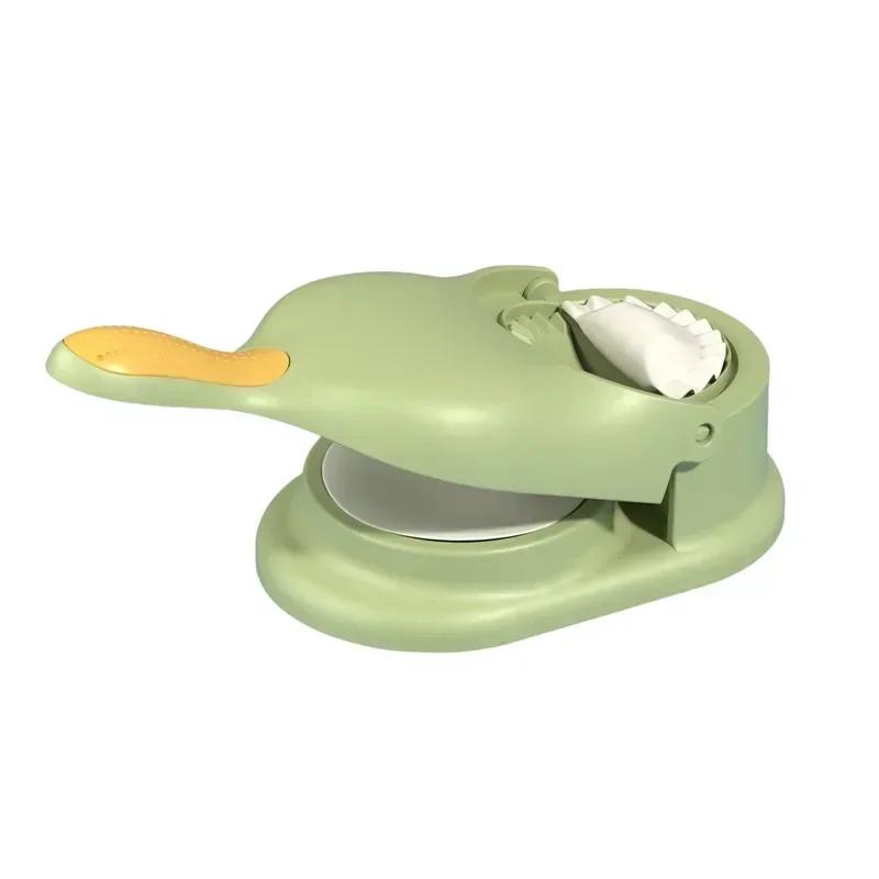 Dumpling 2 In1 Maker DIY Kit Wrapper Presser Dough Pressing Ideal for Home Cooking Dough Skin Molder Machine Kitchen Gadgets