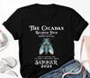 The Cicada Reunion U.S Tour 2024 Koszulka Koncertowa Cicada Tops T-shirt