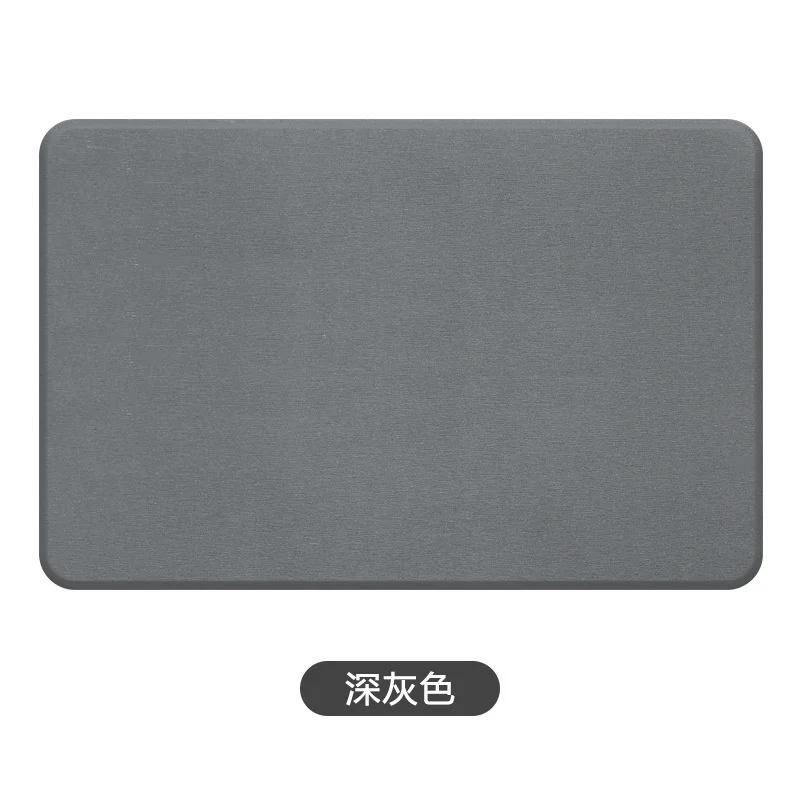 Diatomite Mat Stone Bath Mat Super Absorbent Diatomite Carpet Quick Drying Diatomaceous Earth Bath Mats Non-Slip Shower Rug