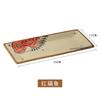 1PC Japanese-style Creative Tableware, Ceramic Sushi Plate, Rectangular Dish, Fried Fish Plate