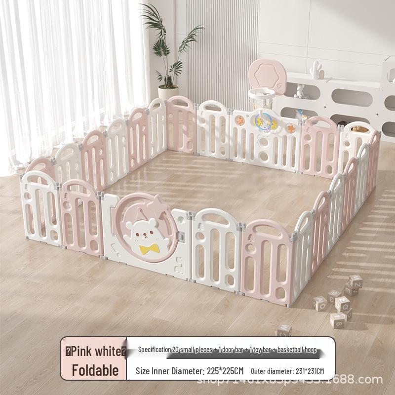 Indoor Safety Playpen & Crawling Mat for Babies: Anti-Fall Playground & Learning Fence