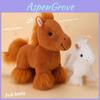 Klein pluche ponyknuffeltje met PP-katoenvulling, ideaal voor dierenverzamelaars en als cadeau.