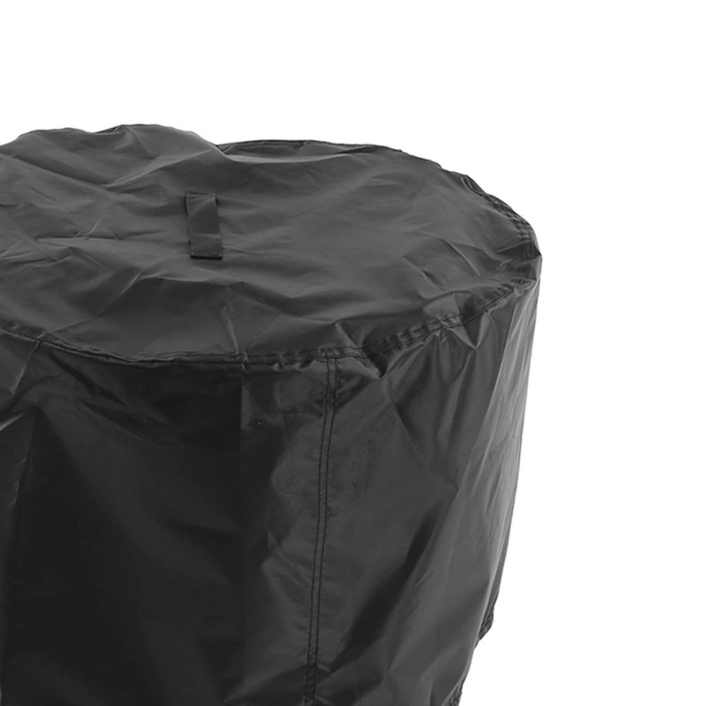 Rainproof Barbecue Round Cover Dustproof Waterproof BBQ Cover Electric Grill Cover Outdoor Use