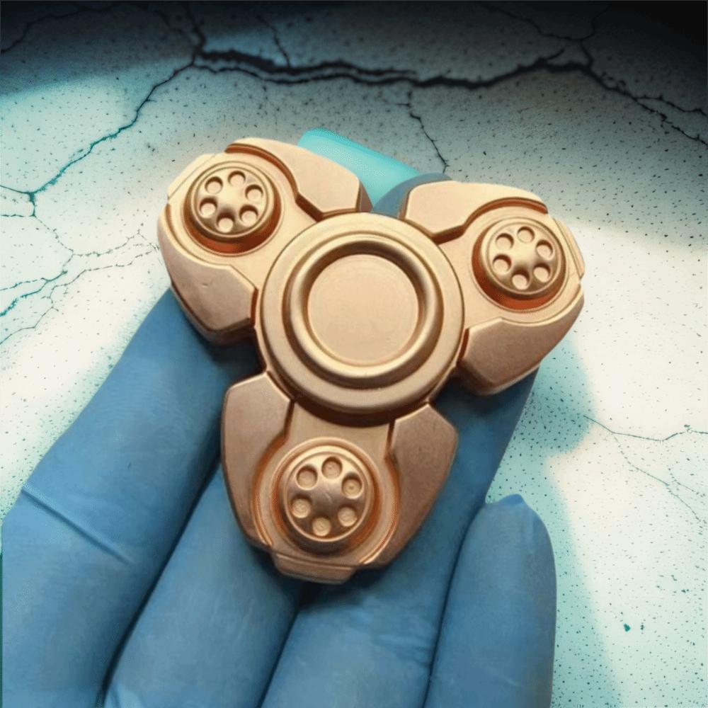 Silent Bearing Hand Spinner Gearwheel Rotator Design Spring Gear Chain Gyroscope  Classic Toys