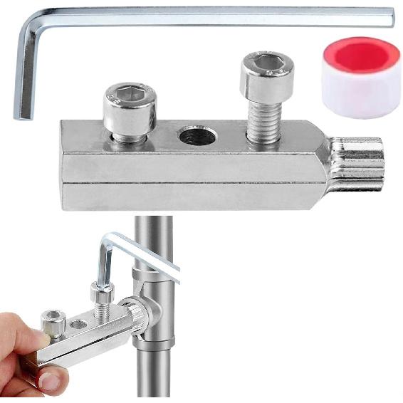 Stripped Screw Extractor, with Tape, Water Pipe Screw Removal Tool Broken Bolt Remover for 1/2 Inch 3/4 Inch Pipes Valve Faucet, Faucet Angle Valve