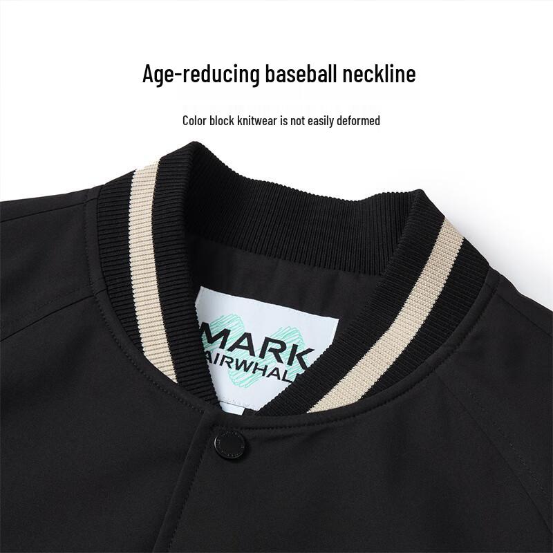 Mark Fairwhale Herren Lässige Winddichte Baseballjacke