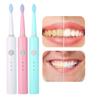3 Colors Electric Ultrasonic Vibration Waterproof Toothbrush Soft Hair Toothbrush for Adult