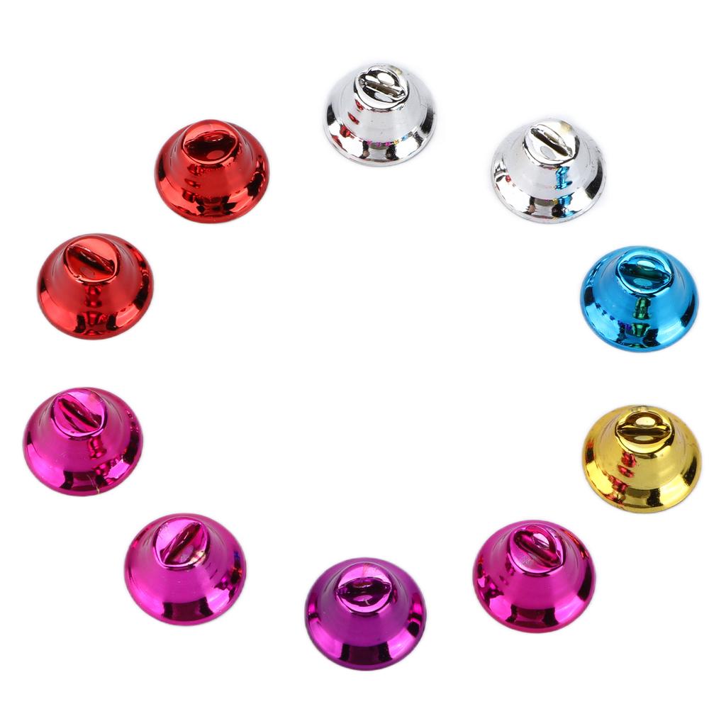 10ks Barevné zvonky Pták DIY Příslušenství Barevné Železné Interaktivní Zvonkové Hračky pro Papoušky2.1CM