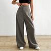 Women Color Trousers Cotton And Linen Pants
