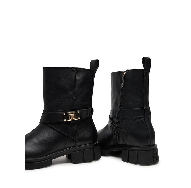 Leather Ankle Boots Tommy Hilfiger Biker FW0FW08313, Black