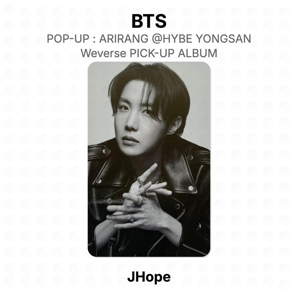 BTS AUFPOPPEN : ARIRANG @HYBE YONGSAN Weverse ABHOL-ALBUM Offizielle Fotokarte
