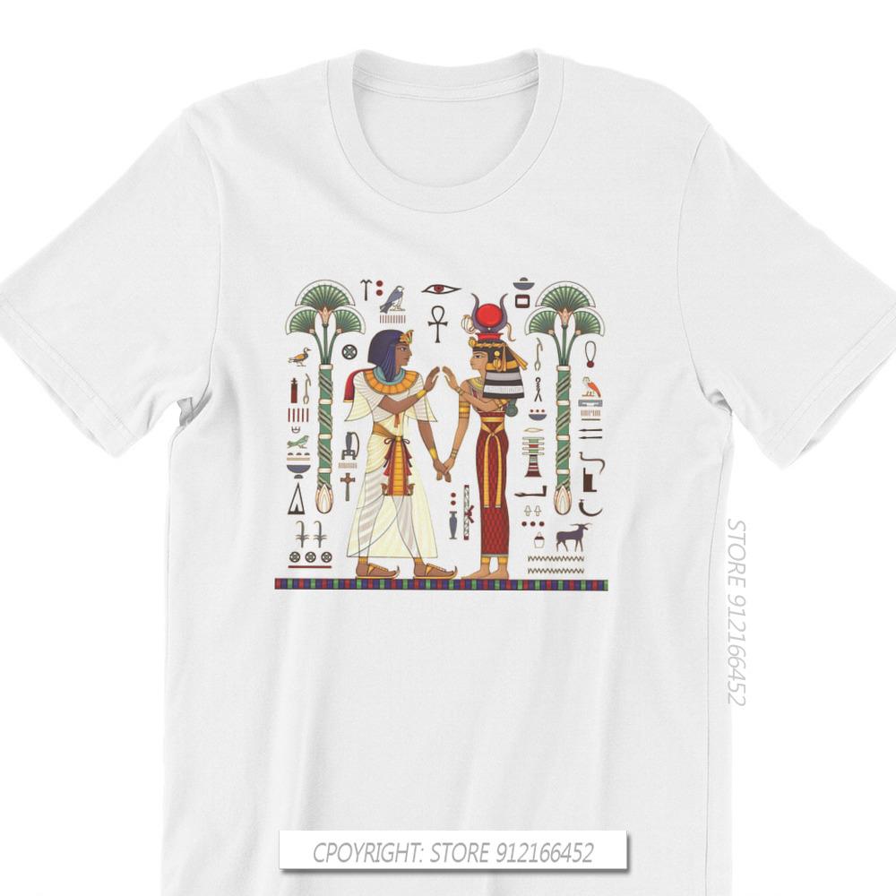 Ägyptisch Altes Ägypten Kultur Hieroglyphe Und Symbolalte Kultur Singen Und Symbol Männer T-Shirt Groß Reine Baumwolle Vintage T-Shirt