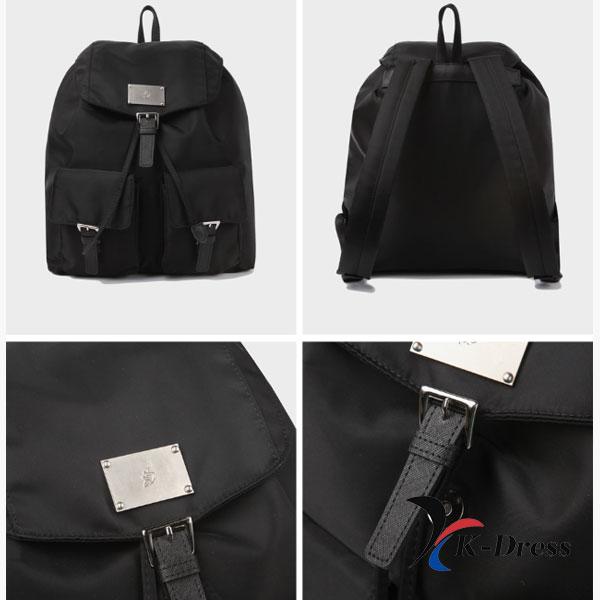 SYMBOL Nylon Black Daily Unisex cestovní batoh pro studenty, taška na notebook pro profesionály