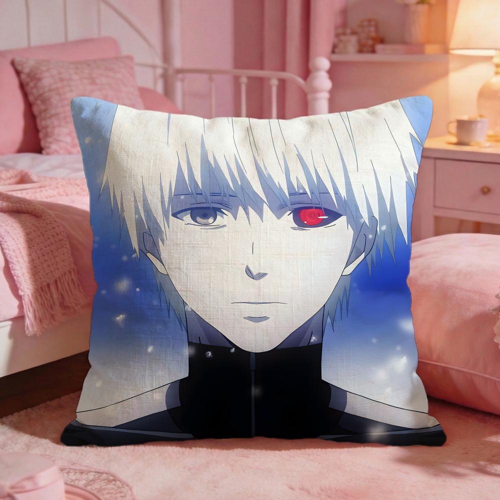 Ttokyo GhoulS Anime Hot Cushion Cover Premium Comfort Reversible Pillow Cove Two In One Design For Any Room  Car Interior