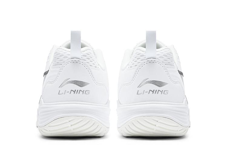 Li Ning Flying Eagle Slip Resistant, Abrasion Resistant, Breathable Low top Badminton Shoes Unisex White AYTU001-1