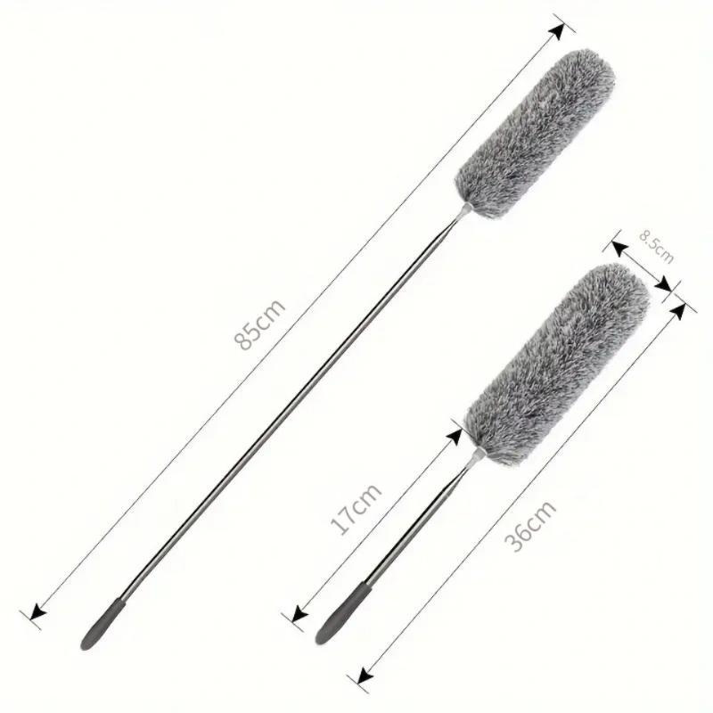 Regulowany Rozciągliwy Przedłużany Miotła z Mikrofibry do Kurzu Domowa Szczotka do Odkurzania Czyszczenie Samochodu Biura Narzędzia Kuchenne