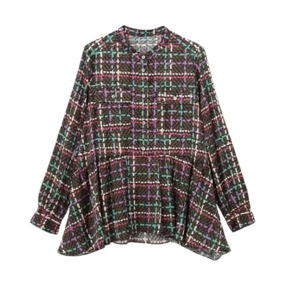 Herringbone check shirt