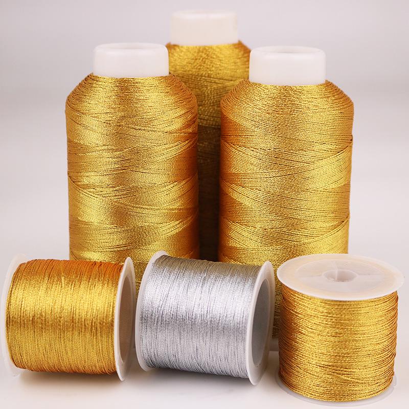 Gold & Silver Braided Rope: Large Roll of Handmade DIY Craft Wire
