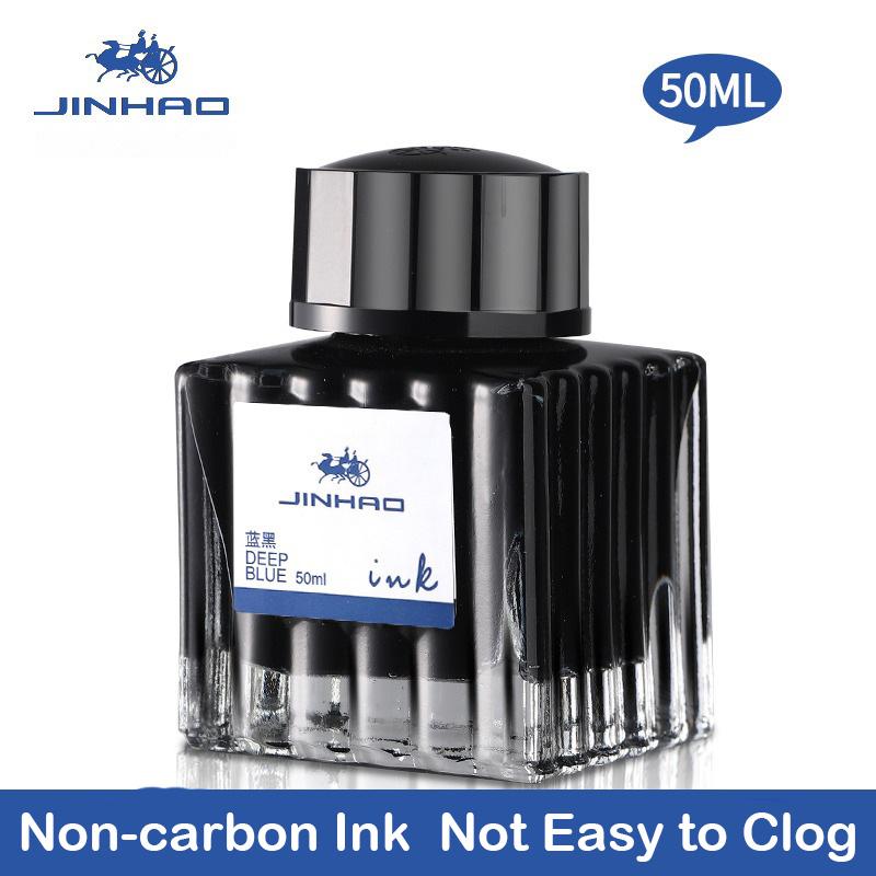 JINHAO 30/50/100ml Non-carbon Fountain Pen Ink Cartridge Refill Glass Bottled Ink Fountain Pen Office School Supplies Stationery