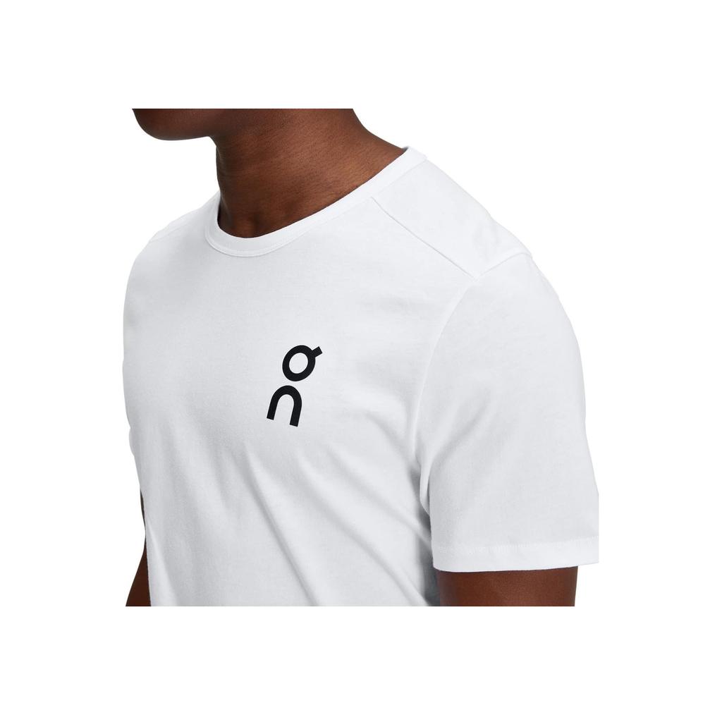 On Frt Logo Printed Fitted Crew Neck Short Sleeve T-Shirt Men T-Shirts White 1MD10540069
