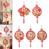Festive Spring Festival Entryway Hanging Ornament Minimalist Wall Decor for Chinese New Year Home Celebration