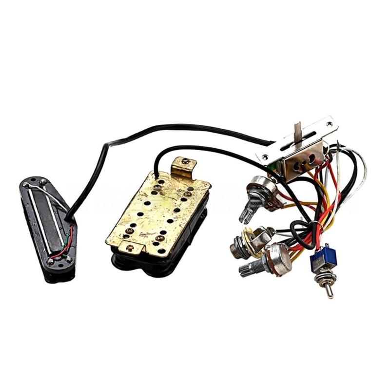 1T1V Wiring Harness Prewired Electric Guitar Pickup Prewired Guitar Wiring Harness Electric Guitar Replacement Part