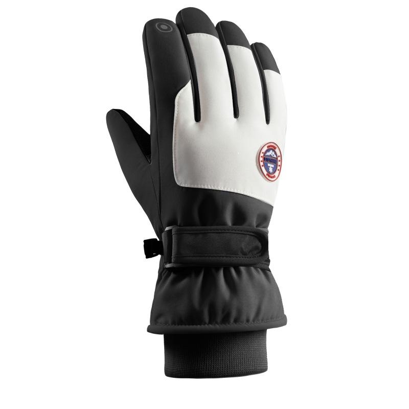 Winter Skiing Gloves for Men and Women Water Resistant  Windproof Warm  Thickened  Anti Slip Touch Screen  Cycling and Driving Gloves