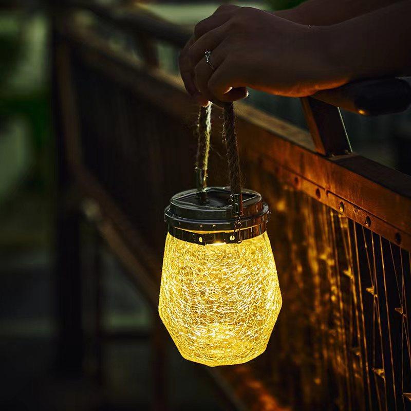 

Solar Lanterns Outdoor Waterproof Hanging Solar Glass Globe Lamp for Garden Fence Yard Christmas Tree Holiday Decor Fairy Light