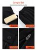Men's Winter Warm Three-Layer Elastic Cotton Trousers with Velvet Lining for Middle-Aged and Elderly