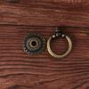 Vintage  House for Wood Case Pulls Handles Cupboard Hardware Cabinet Knobs Ring Handles Drawer Pull Furniture Handles
