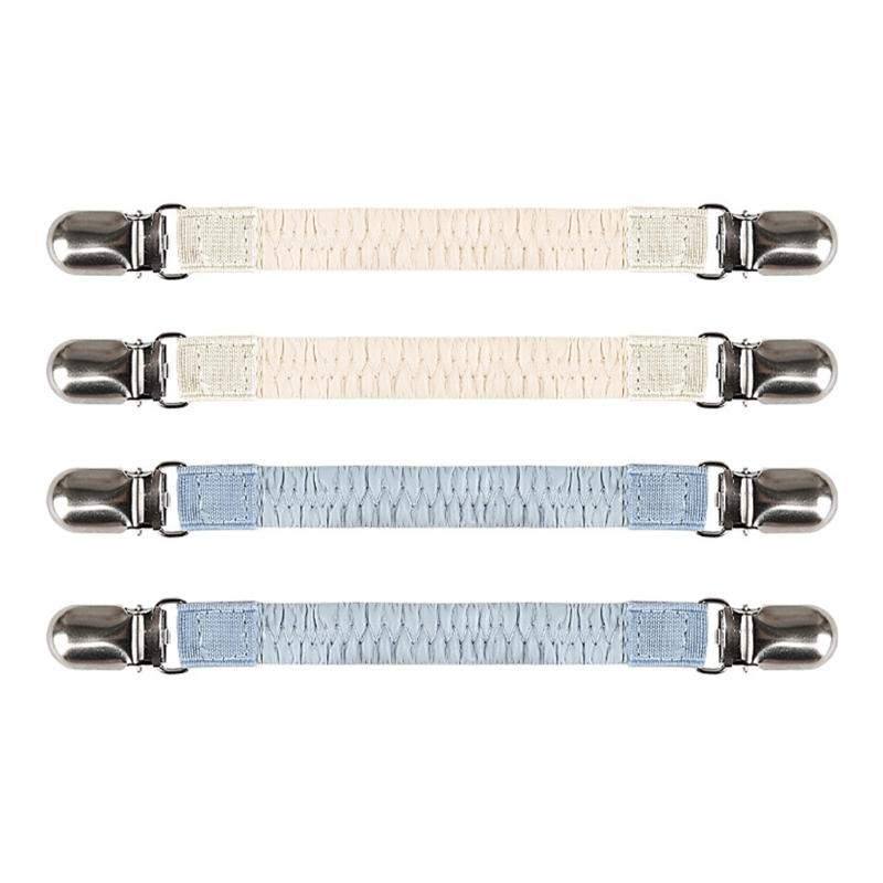 4 Pezzi Lacci Elastici Regolabili in Pelle con Cinturino Antiscivolo per Tallone con Fibbie in Lega Installazione Rapida per Sandali Slip-On