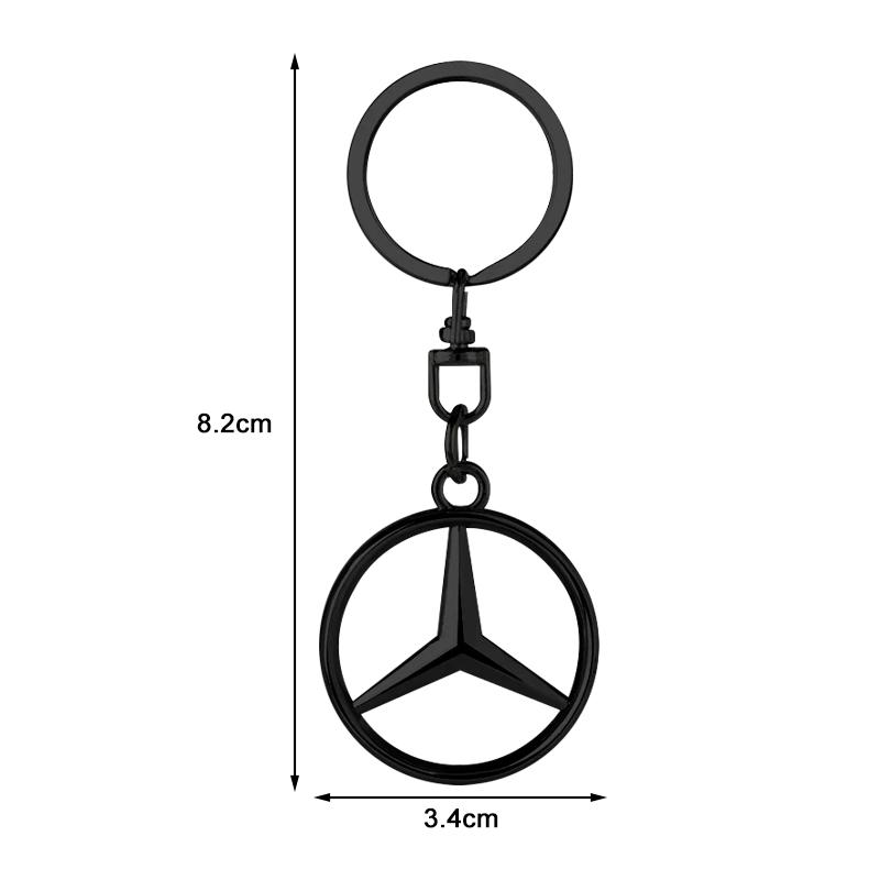 1Pcs 3D Metal Car Keychain Keyring Key Holder Couple Gifts Pendant For Mercedes-Benz V177 W247 W176 W177 W207 W203 W204 GLA GLC X253 GLK GLA Class