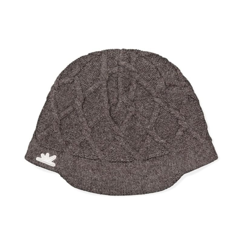 

Шапка-бини с козырьком SUNLOVE, коричневая OS