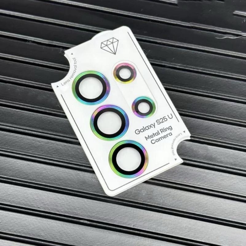 1Set HD Metal Camera Tempered Glass Cover for Samsung Galaxy S25 S24 Ultra Plus Anti-scratch Lens Ring Protect Film Accessorios
