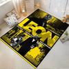 "Leon: The Professional Yellow City Design Rug - Non-slip Rug Suitable for Living Room and Bedroom Sofas"