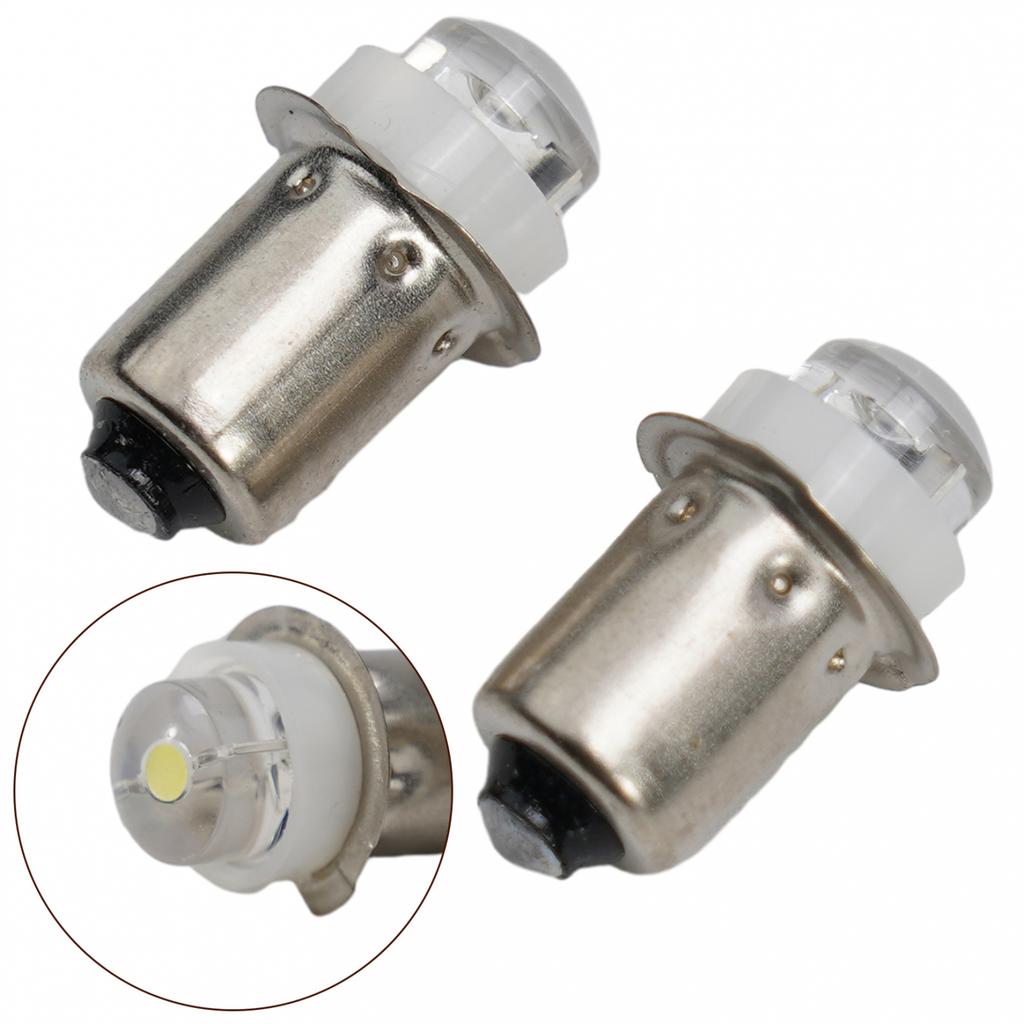 Energy Saving LED Replacement Bulb for Flashlight Torch Pack of 2 6000K