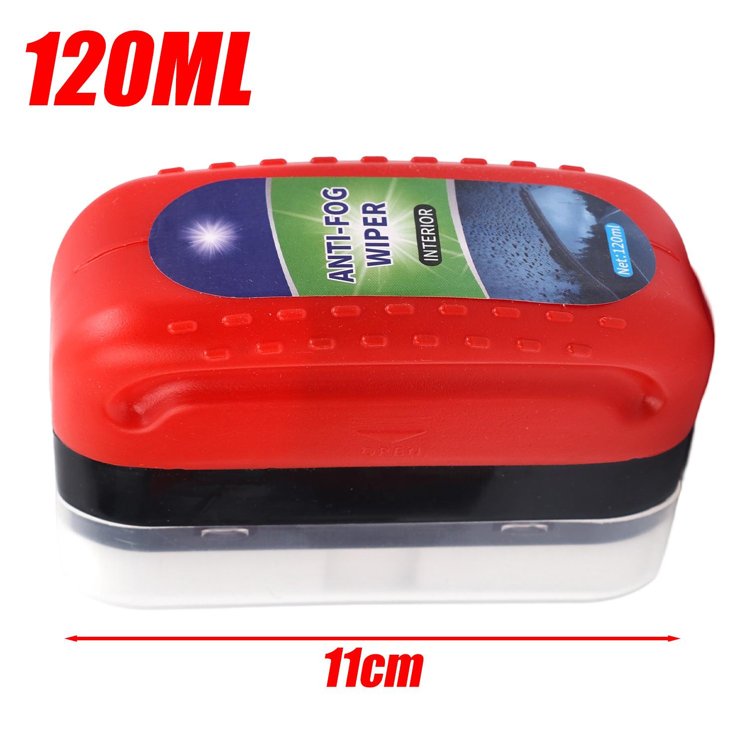 

120ml New Auto Glass Anti-fog Agent Brush Windshield Oil Film Remover Cleaner Car Window Glass Fog Repellent Coating Liquid