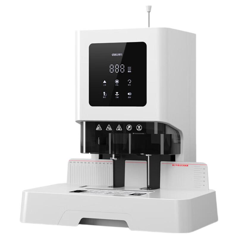Deli Electric Accounting Voucher Binding Machine CN Plug (adapter Included)