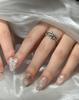 Hochwertiger, vergoldeter Diamant-Pagodenring im H-Stil – Vielseitiges Modeaccessoire im europäischen und amerikanischen Stil