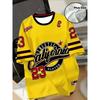 Summer Trendy Letter Print Comfortable Breathable Crew Neck T-Shirt, Outdoor Streetwear Top