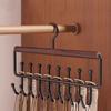 2 Pieces 16 Hook Wooden Clothes Drying Rack Rotatable Anti-slip Women Storage Bra Hangers Space Saving Large Capacity