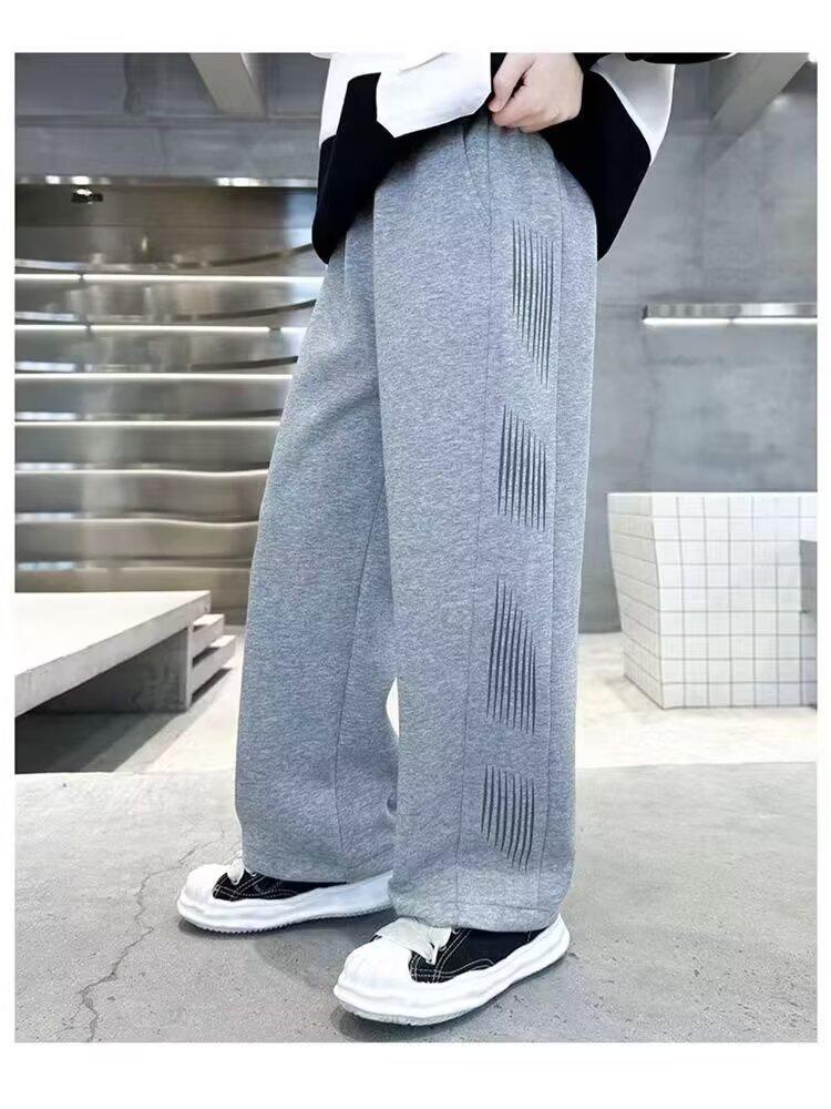 Spring Claws Kids' Wide-Leg Casual Pants 2024 - Loose, Long Sport Trousers for Spring & Autumn
