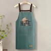 PVC Cross-back Kitchen Apron: Waterproof, Oil-proof for Home/Dining/Café, Unisex Workwear & Photography Accessory