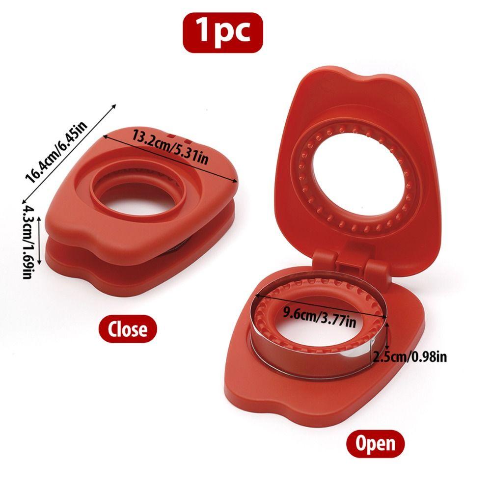 Stainless Steel DIY Sandwich Cutters Mould Sealer Flip Multiple Shapes Toast Bread Mold Square Circular Lunch Box Decor