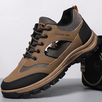 2025 New Sports Shoes Outdoor Mountaineering Shoes Men's Shoes Anti Slip Waterproof Hiking Comfortable Running Shoes Walking Men