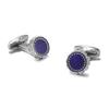 Premium Franska Skjortmanschettknappar, Nya Blå Ärmhålsklämmor, Herrgåvor Franska Manschettknappar 858