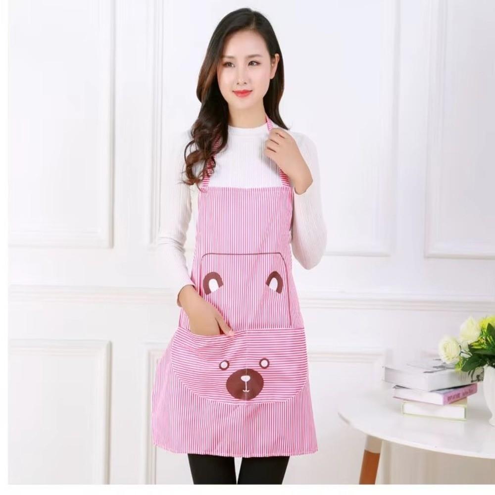 Waterproof Kitchen Cooking Apron Oil-proof Oxford Cloth Hand-wiping Apron Breathable Sleeveless Apron for Catering and Baking