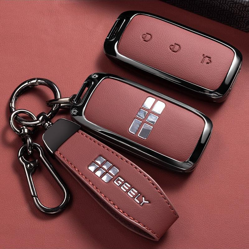 Husă cheie mașină pentru Geely Galaxy M9 2026 EX5 Emi E5 L7 Accesorii Mexic 2025 Breloc Capac telecomandă Carcasă Carcasă Fob