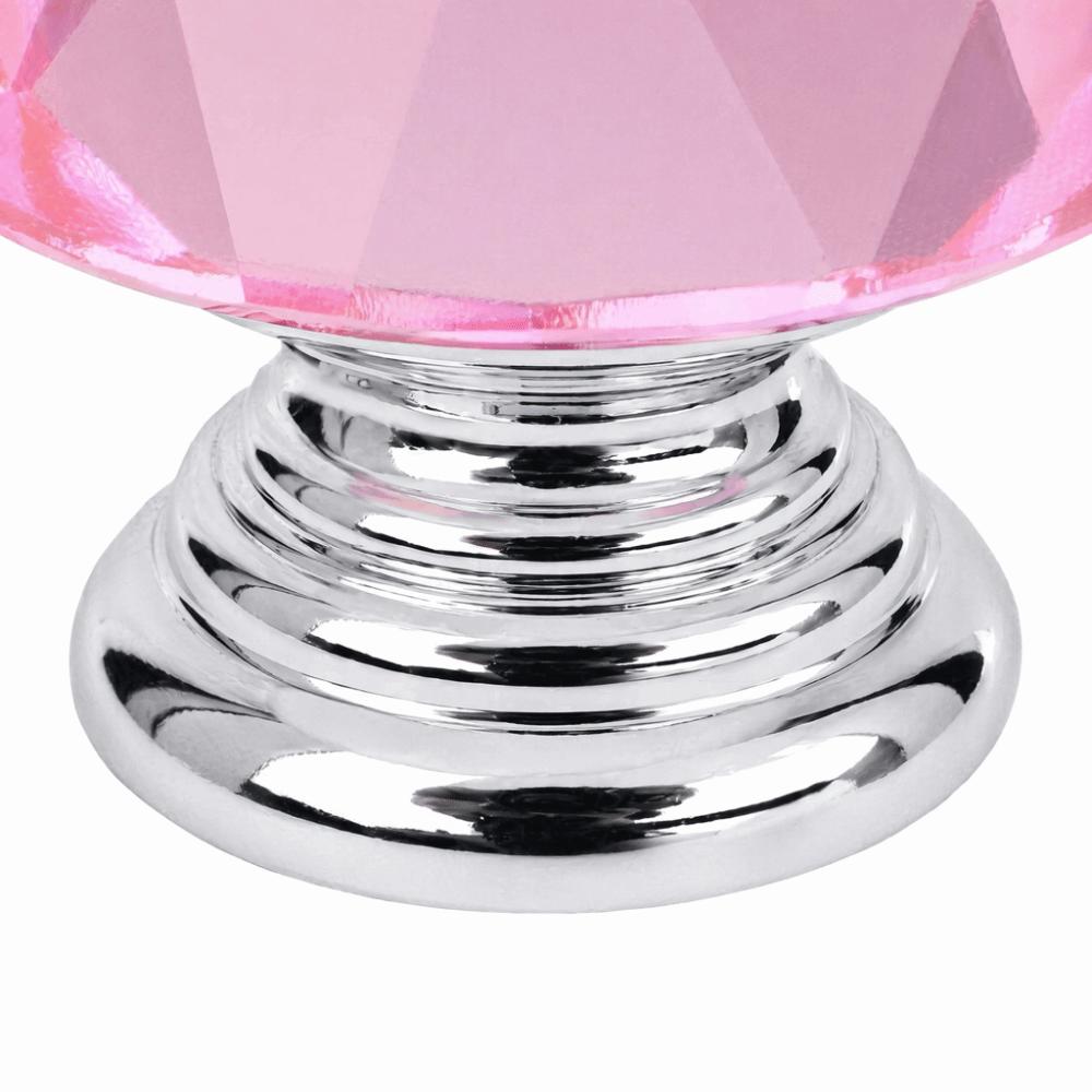 12pcs Decorative Glass Drawer Pulls 30mm Diameter Diamond Cabinet Knobs Cute Cabinet Knobs Cabinets