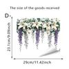 New Easter Flower Rabbit Toilet Sticker PVC Self-Adhesive Bathroom Decor Removable Waterproof Wall Stickers Wall Decoration
